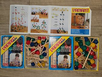 Drevena montessori stavebnica Variant Burda toys retro - 3