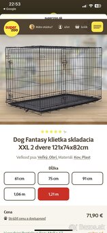 Klietka pre psa úplne nová XXL - 3