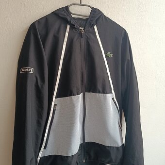 Lacoste Sport čierna športová bunda ľahká vetrovka M - 3