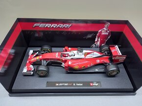 6x F1 FERRARI LECLERC A VETTEL BURAGO 1:18 - 3