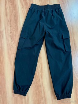 Čierne nohavice s vreckami, S - 3