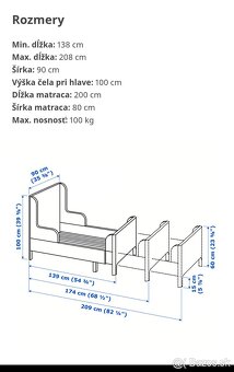 Ikea detská posteľ - 3