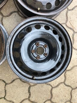 Predám plechové disky 4ks 5x100 R16 do Vw Seat - 3