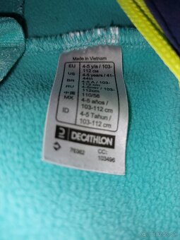Softshellová DECATHLON bunda 103 - 112CM - 3