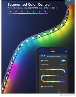 Govee LED páskové svetlá RGBIC, 5m - 3