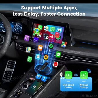 Bezdrôtový CarPlay adaptér CarlinKit Mini 5 SE – NOVÝ - 3
