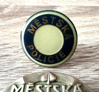 Městská Policie odznak ČR placka - 3