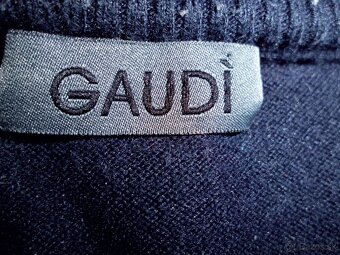 Gaudí pánsky sveter tmavodrý   L - 3