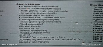 Nový bazén s filtráciou 300cm x 76cm. - 3