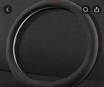 Predám kryt volantu z Alcantary na Tesla model 3/Y 36cm - 3
