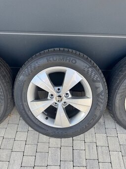205/60 R16 nové letné pneu KUMHO na diskoch NEW VELORUM 4ks - 3