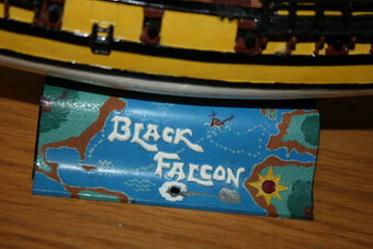 Model pirátskej lode Black Falcon - 3