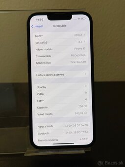 Predám Apple iPhone 13 256GB Bežné známky používania - 3