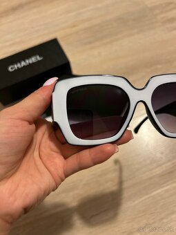 Chanel 0CH6056 slnečné okuliare - bielo/čierne (CHAN3) - 3