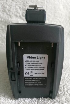Video led svetlo pre kameu - 3