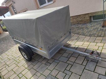 Prívesný vozík značky UNIKOL s plachtou - 3