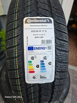 Nové zimné pneumatiky 225/55 r17c Continental Dodávkove - 3