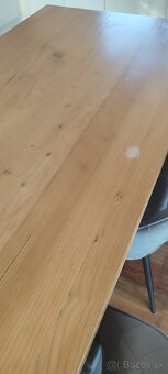 Jedálenský masívny stôl 200x80 - 3