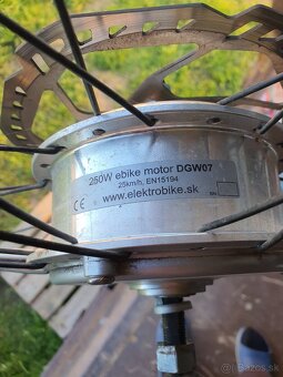 Elektromotor na predné koleso - 250W - 3