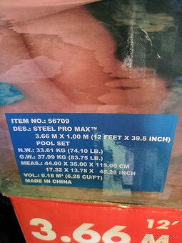 Predám bazén rattan 3.66 - 3