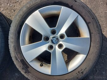 ELEKTRÓNY PNEUMATIKY ŠKODA R15 5X100 6JX15 ET38 - 3