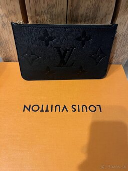 Louis Vuitton kožená čierna originál pochette , clutch - 3