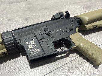 Delta Armory airsoft zbraň M4 AR15 SilentOps 9” Charlie Half - 3