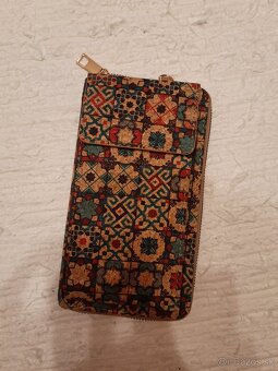 Crossbody peňaženka - korková - 3