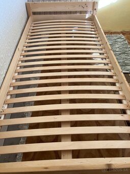 Jednolozko posteľ 90/200 plus matrac - 3