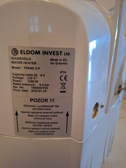 Predám ohrievač vody Q-TERMO Trend 5 P - 3