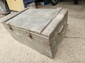 Vojenska drevena krabica bedňa 4. - 3