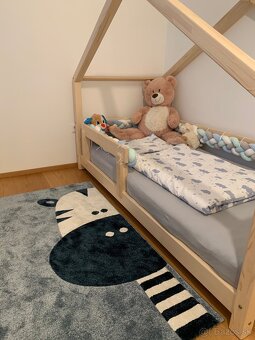 Detská posteľ domček LUCKY so zábranou - 3