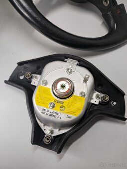 M-packet M-tech BMW kožený volant s airbagom e34 e38 - 3