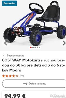 Motokára s ručnou brzdou - 3