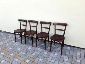 Celodřevěné židle THONET po renovaci 4ks - 3