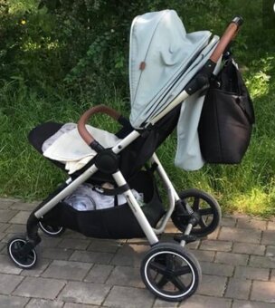 Sportovy kočik Petite&Mars iron green - 3
