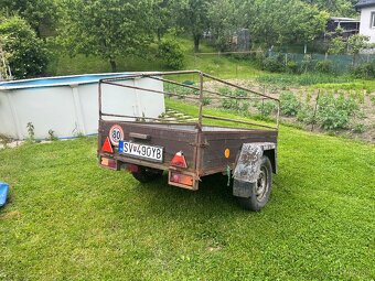 Prívesný vozík do 750kg s TP aj EČV - ŠPZ - 3