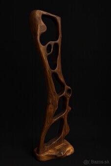 Drevená dizajnová lampa - 3