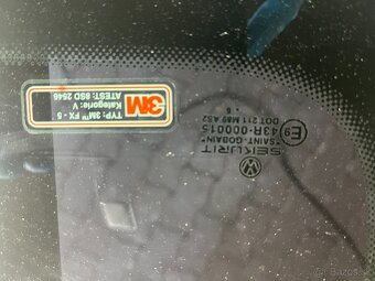 bočné sklo vw transporter t5 T6 pravé zadné krátka verzia - 3