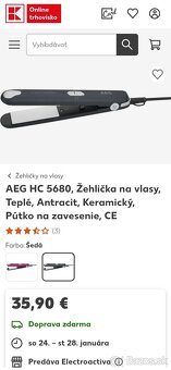 AEG ŽEHLIČKA NA VLASY - 3