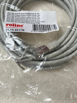 Roline S/FTP Cat.6 Patch kábel 7m – NOVÝ, zapečatený (25 ks) - 3