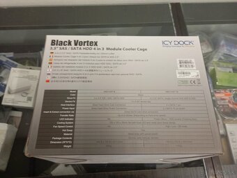 Icy Dock Black Vortex 3.5" SAS/SATA HDD - 3