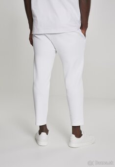 Nové tepláky Cropped Heavy Pique Pants white veľkosť XL - 3