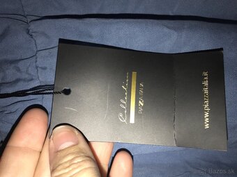 NOVÉ z visackami jeansove saty L made in italy - 3