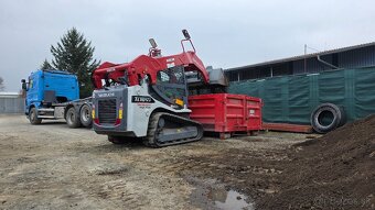 Zemné práce pásovým nakladačom Takeuchi TL10 - 3