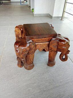 Drevený stolček - 3