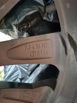 Alu disky 5x100 R16 Škoda Italia + 215/45 R16 letne - 3
