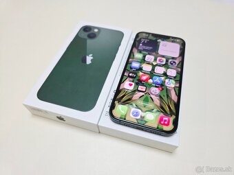 APPLE IPHONE 13 128GB ZELENÝ ,ZDRAVIE BATERKY 100% - 3