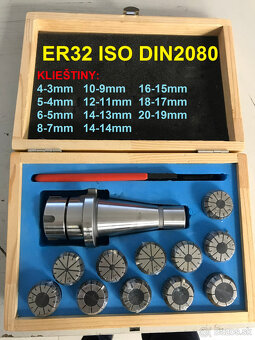 Predám klieštinvoé sady ER25, ER32, ER40 - 3