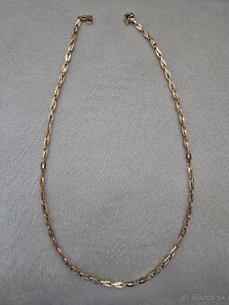 Dizajnová zlatá retiazka ☆ Nová ☆ Pevná ☆ 585 ☆ - 3